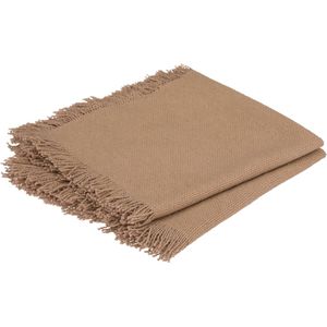 Atmosphera Maha servetten set van 2 - Katoen - Linnen beige - 40 x 40 cm