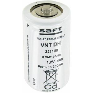 Saft VT D NiCd monobatterij hoge temperatuur, ca. 60,3 mm x 32,3 mm