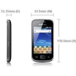 Samsung Galaxy Gio S5660 - Smartphone - 3.2 inch touchscreen - Zwart