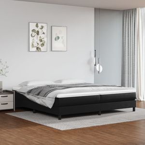 VidaXL Boxspringframe Kunstleer Zwart 200x200 cm