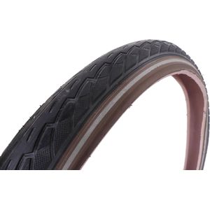 Buitenband Deli Tire 20 x 1.75" 47-406 -  zwart/bruin met reflectie