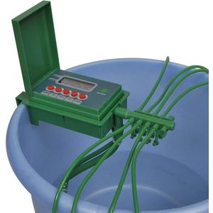 vidaXL Irrigatiesysteem automatisch met timer voor watersproeier