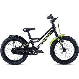 Aldo 16 inch xride alu mat zwart/lime