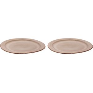 Palmer Bord Earth 28 cm Bruin Stoneware 2 stuk(s)