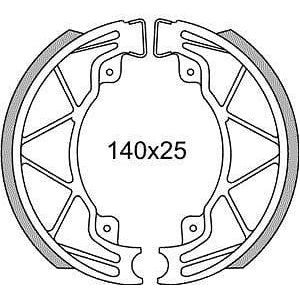 Remsegmentet Newfren GF0268 Piaggio Runner, Hexagon-125/180