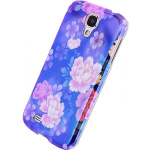 Xccess Oil Cover Samsung Galaxy S4 I9500/I9505 Purple Flower