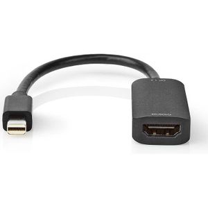 Nedis Mini DisplayPort-Kabel | CCGB37654BK02 | Zwart