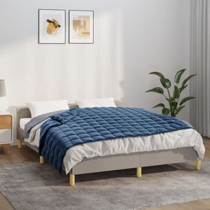 vidaXL-Verzwaringsdeken-122x183-cm-5-kg-stof-blauw