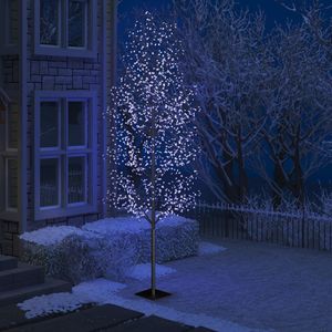 Kerstboom 1200 LED&#39;s blauw licht kersenbloesem 400 cm