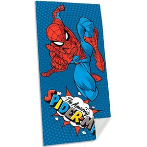 Spiderman Strandlaken 70x140 cm Blauw/Katoen