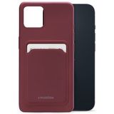 Mobilize Rubber Gelly Card Case Apple iPhone 14 Matt Bordeaux