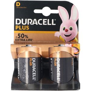 DURACELL Plus Mono / D / LR20 2-pack