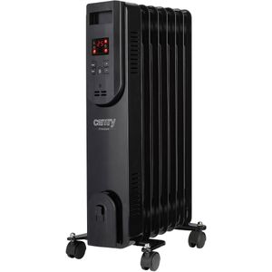 CAMRY Olieradiator Elektrisch op Wieltjes - Met Afstandsbediening en Thermostaat - 1500 W zwart