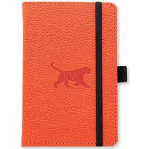 Dingbats* Wildlife A6 Notitieboek - Orange Tiger Raster - A6 / Geruit / Orange Tiger