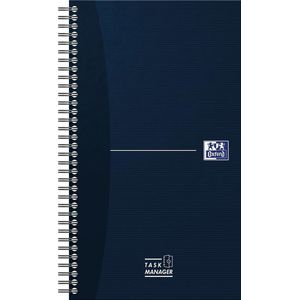 Oxford Office Essentials taskmanager, 230 pagina's, ft 14,1 x 24,6 cm, blauw