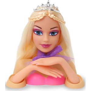 Jamara Kaphoofd Prinses Bella Meisjes 24,5 Cm Roze 8-delig