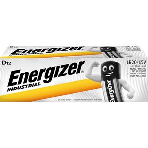 Energizer Industrial alkaline batterij D/LR20/E95, 12 stuks