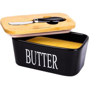 KitchenMonster - Botervloot - Zwart - Duurzaam Materiaal