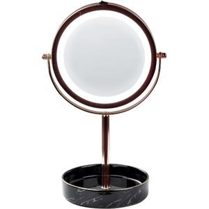 Beliani SAVOIE - Make-up spiegel - Roségoud - IJzer