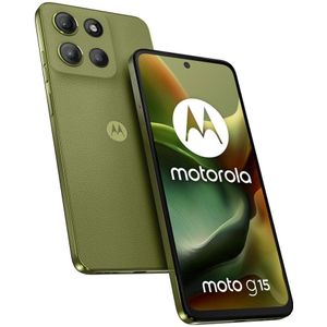 Motorola moto g15 17,1 cm (6.72") Dual SIM Android 15 4G USB Type-C 8 GB 256 GB 5200 mAh Groen