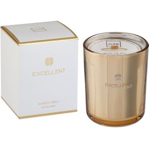 J-Line Excellent Geurkaars – Golden Honey – goud - 80U - valentijn decoratie