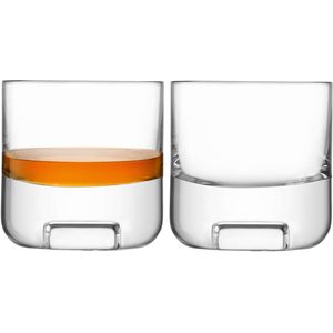 L.S.A. - Cask Whiskyglas 240 ml Set van 2 Stuks - Transparant / Glas