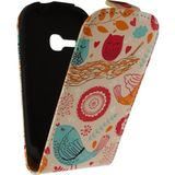 Mobilize Ultra Slim Flip Case Samsung Galaxy Young S6310 Birds