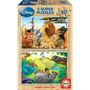 Puzzel Educa DISNEY 100 Onderdelen (2x50 cm)