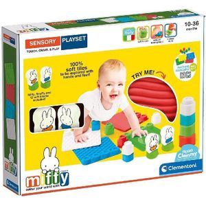 Clementoni Soft Clemmy - Nijntje Sensory Mat - Baby Speelmat - Interactief Speelgoed