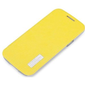 Rock Elegant Side Flip Case Samsung Galaxy S4 Mini I9195 Lemon Yellow