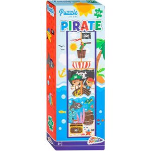 Grafix Toren Puzzel Piraat, 47x12cm