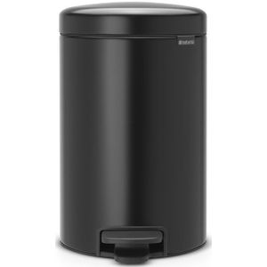 Brabantia NewIcon Prullenbak - 12 liter - Matt Black