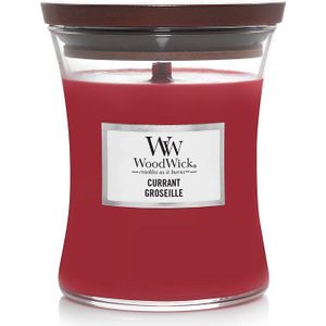 WoodWick Hourglass Medium Geurkaars - Currant