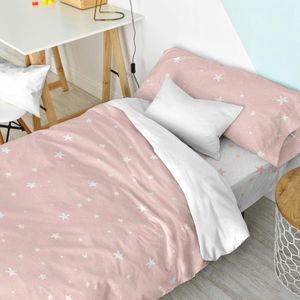 Happy Friday Duvet cover set 2 pieces Little star pink 135/140x200 cm (Single) Pink