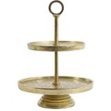 Light & Living Etagère Lutek - Goud - 2 Laags - Modern,Luxe