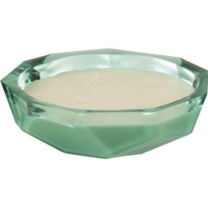 J-Line Kaars Schaal Origami Glas Aqua Small 30U