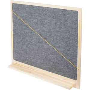 Duraline Wandbord Hout/Vilt Met Elastiek 60x60cm wordt vertaald naar: Duraline Wandbord Hout/Vilt...