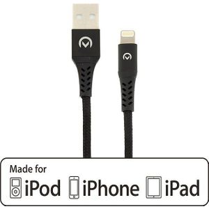 Mobilize Strong Nylon Cable USB to Apple MFi Lightning 2m. 60W Black
