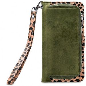 Mobilize 2in1 Magnet Zipper Case Apple iPhone 13 Pro Max Olive/Leopard