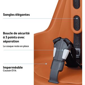 Bobike One Mini - Fietsstoeltje - Dubbelwandig ontwerp - Choc Brown