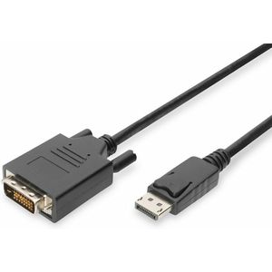 DisplayPort naar DVI Kabel Digitus AK-340301-020-S Zwart 2 m