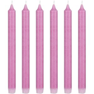 Mica Decorations Dinerkaars - Set van 6 - H25 cm - Roze