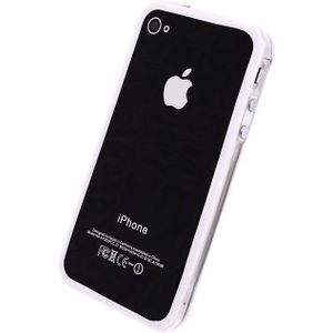 Xccess Hard Bumper Case Apple iPhone 4/4S Wit/Transparent