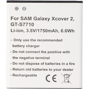 Samsung Galaxy XCover 2 replica batterij alleen geschikt voor EB485159LU batterij GT-S7710