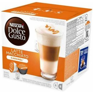 Koffiecapsules Nescafé Dolce Gusto 24191 Latte Macchiato (16 uds) Karamel