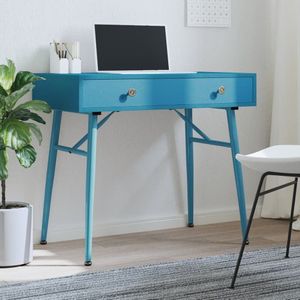 Computerbureau in antieke stijl met lade 90x50x76,5 cm groen