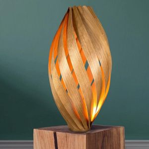 Gofurnit Vloerlamp 'Ardere' in kersenhout - 70 cm