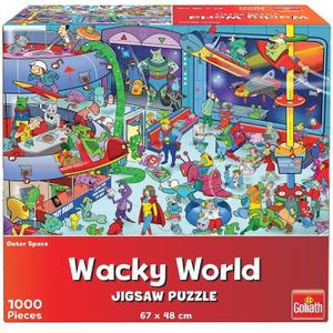 Goliath Wacky World Puzzel Outerspace 1000 Stukjes