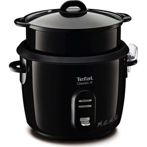 Tefal Rijstkoker classic zwart 10 kops + stoommand RK1038