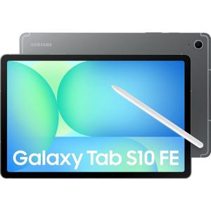 Samsung - Galaxy Tab S10 FE - Tablet - Gray - Wifi - 800 nits schermhelderheid